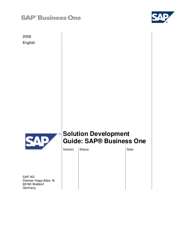 sap business one manual pdf free download